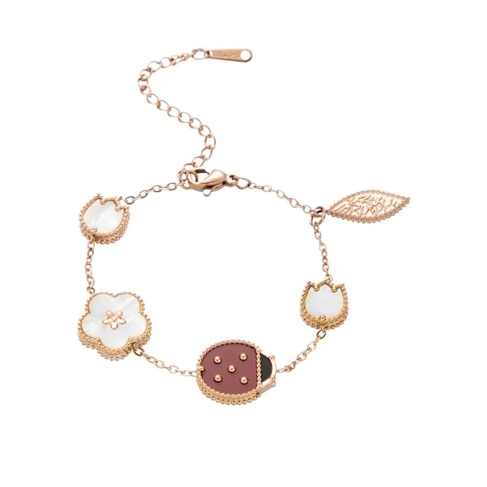 Ladybug Charm Bracelet